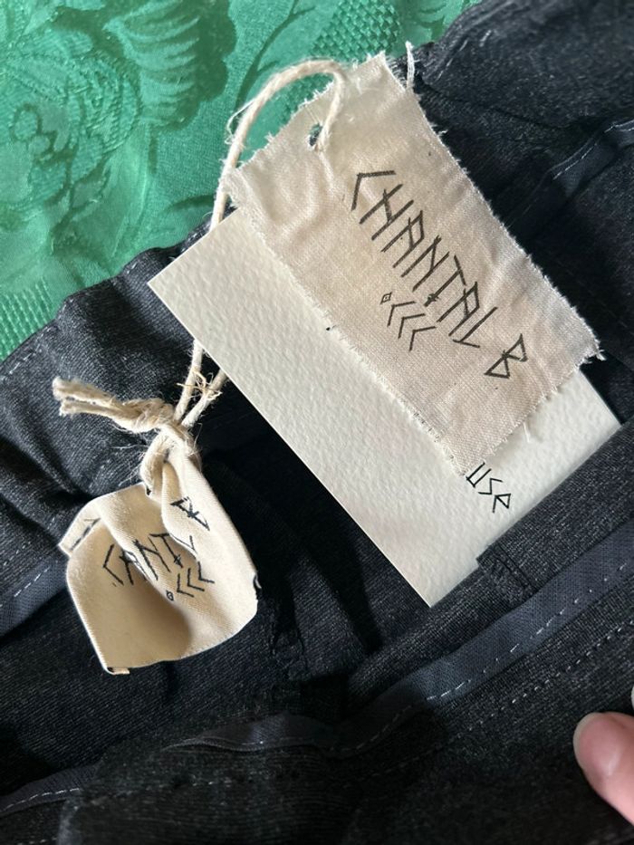 Pantalon gris XXL Chantal B neuf avec étiquette - photo numéro 4