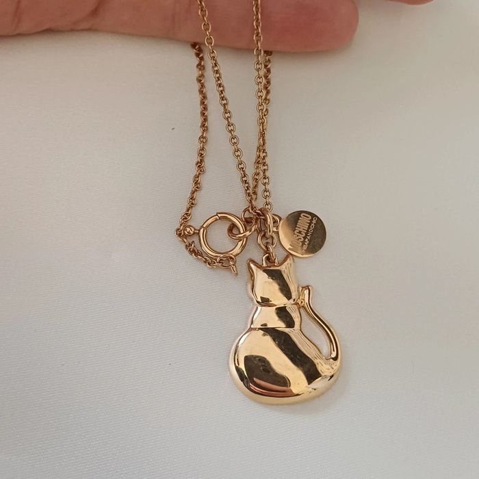 Collier moshino en métal doré - photo numéro 7