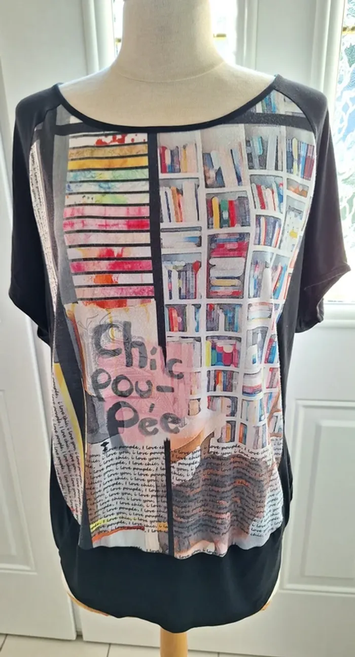 Tunique stylée multicolore Poupée Chic - photo numéro 2