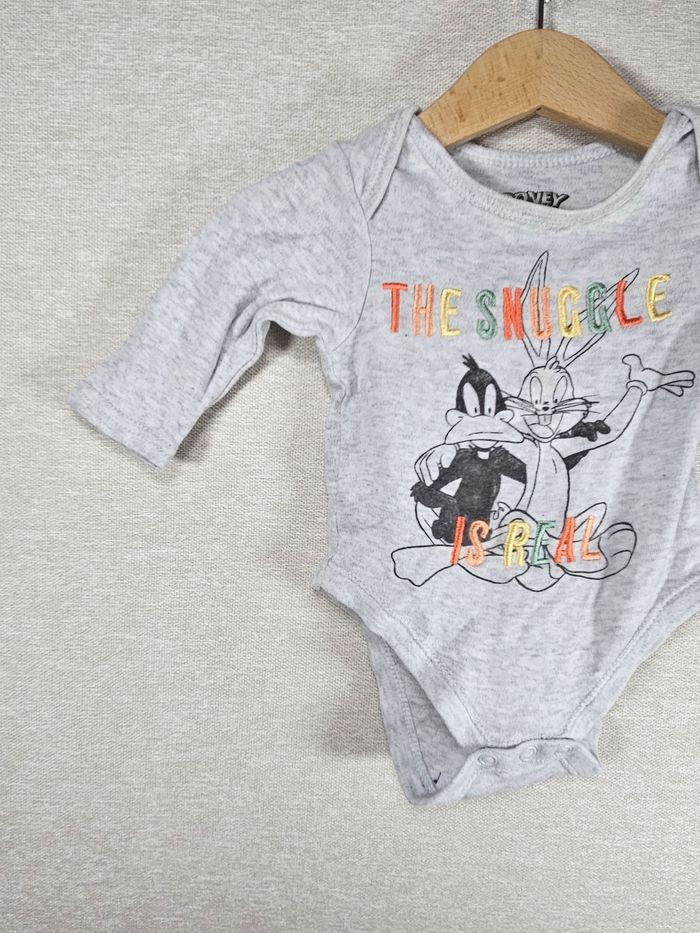 Bodie manche longue looney tunes 0-3 mois - photo numéro 5
