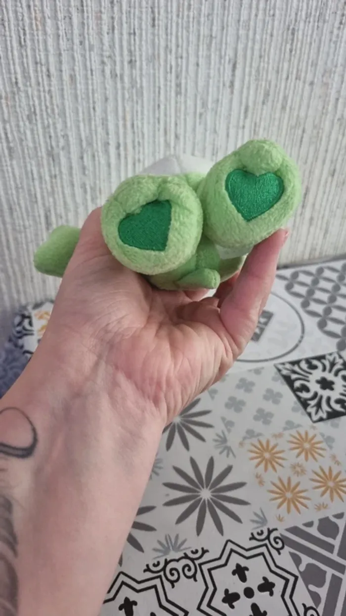 Peluche bisounours vert - photo numéro 10