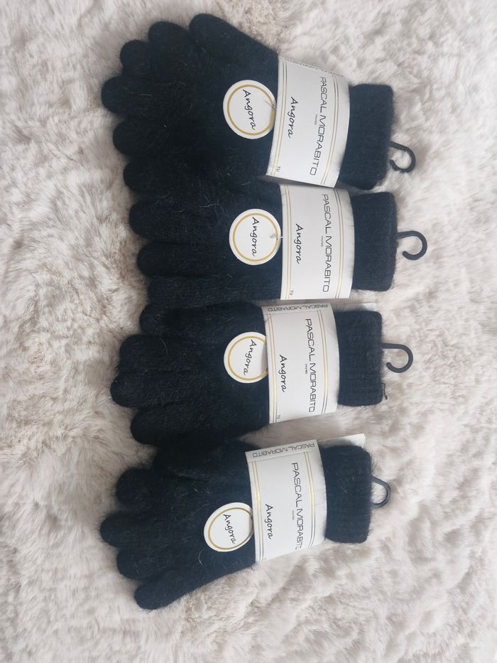 Gants en laine Angora