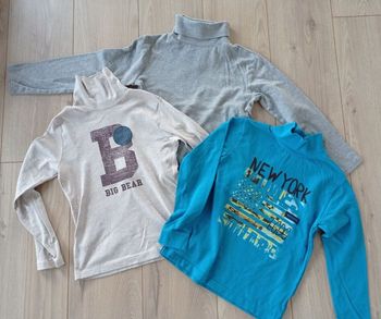 Lot de 3 sous pull col roulé