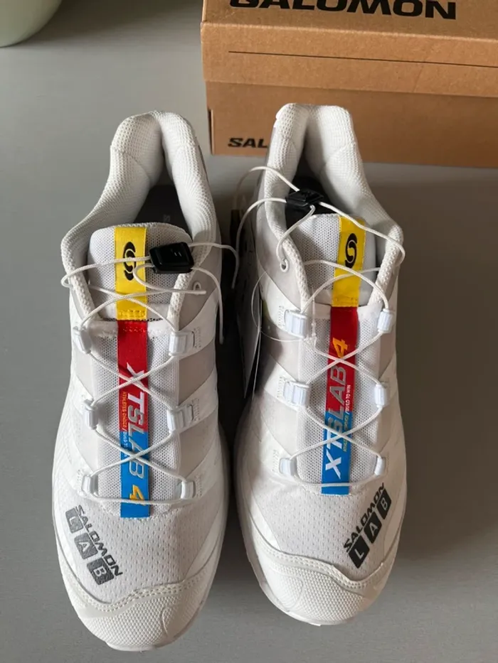 Salomon XT-4 White Ebony Lunar Rock unisex - photo numéro 7