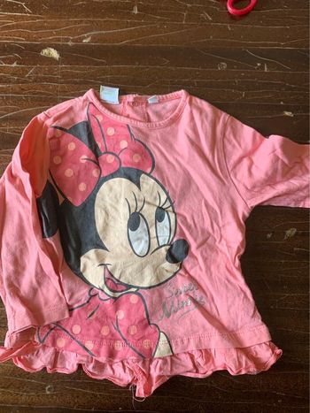 T-shirt manche longue minnie