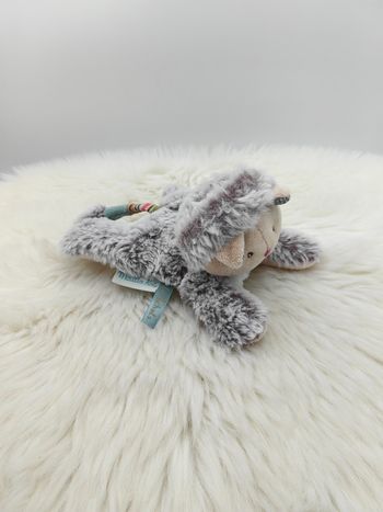 Doudou chat gris qui miaule Moulin Roty