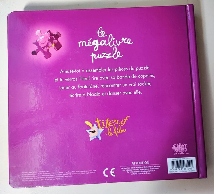 Livre puzzle Titeuf - photo numéro 7