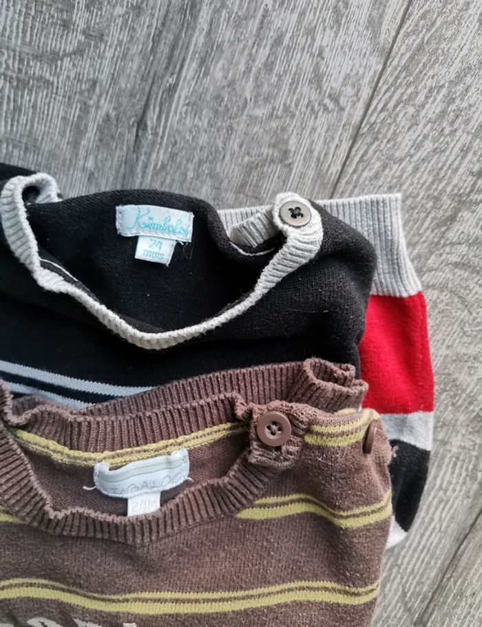 Lot de 2 pulls 2 ans - photo numéro 2