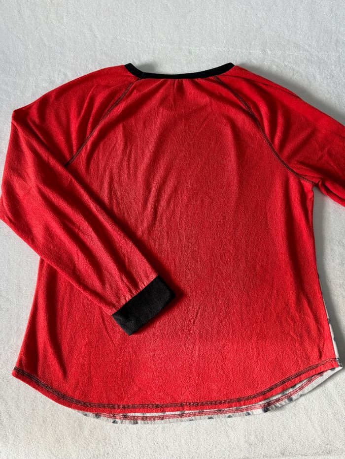 Haut de pyjama blanc et rouge Disney Mickey et Minnie pour fille taille XL enfant - photo numéro 6