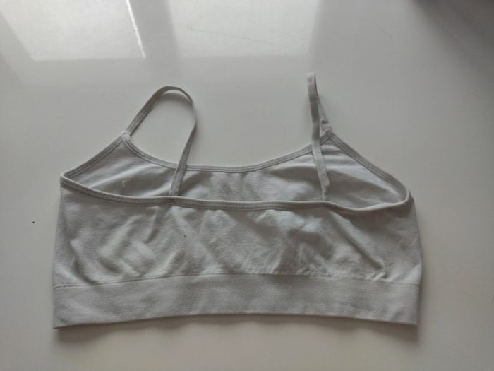 Brassière de sport blanche taille S - photo numéro 2