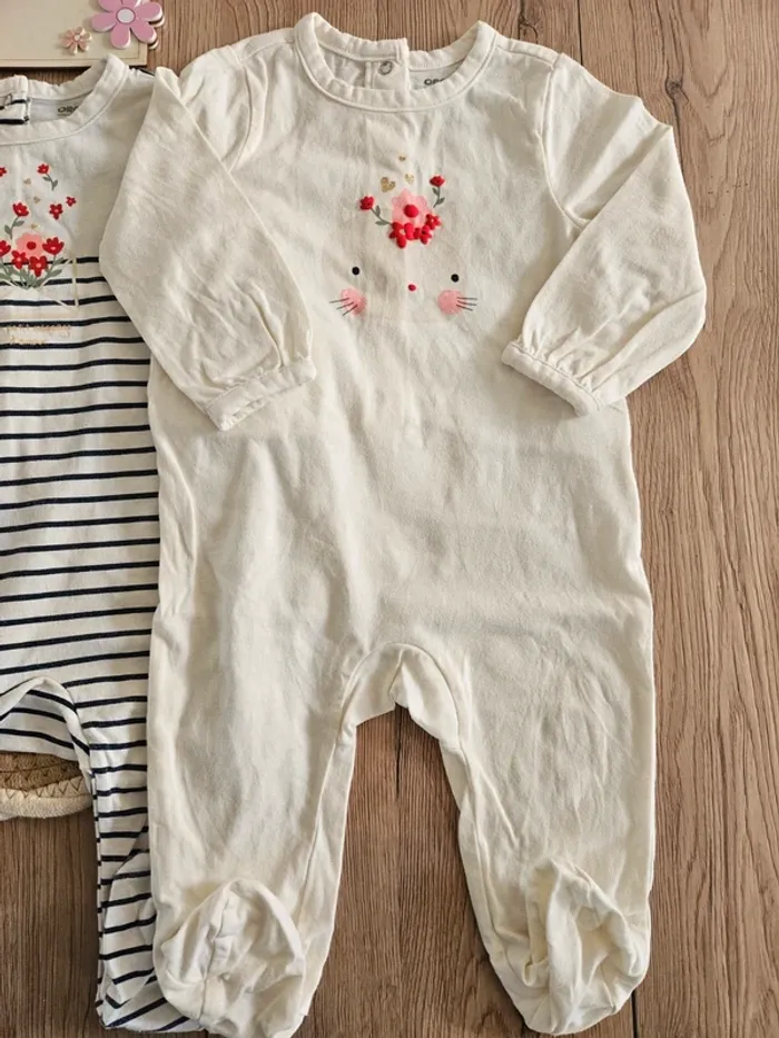 Lot de 3 pyjama légers 9 mois - photo numéro 3