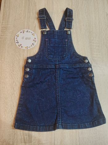 Robe salopette en jeans 4 ans Fashion Private Company kid