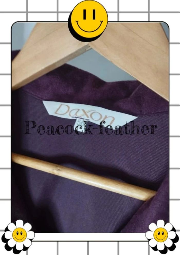 Veste daim prune Daxon 56 neuve - photo numéro 5