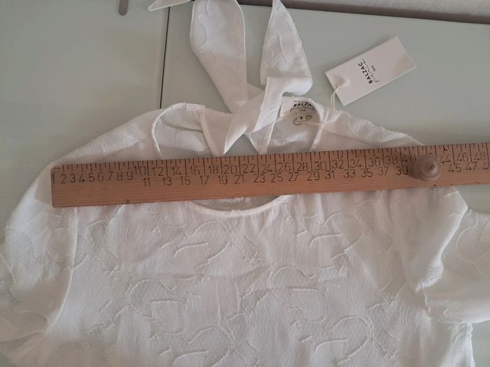 Balzac blouse blanche été T.36/38 neuve - photo numéro 13