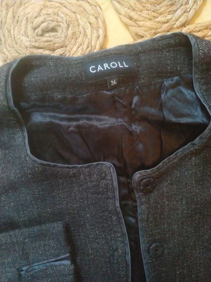 Veste Caroll en tweed taille 36 - photo numéro 2