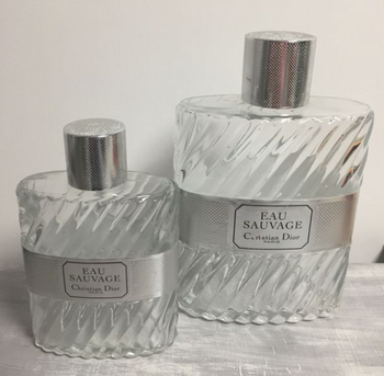 Lot de 2 bouteilles factices pour décoration ou collection