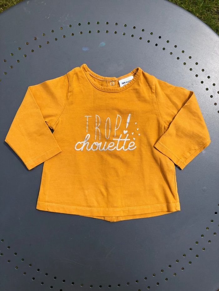 T-shirt tao jaune 12m 74cm - photo numéro 2