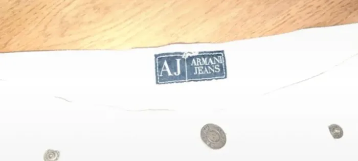 Pantalon Lin Armani Jeans taille 30 – coupe droite élégante - photo numéro 8