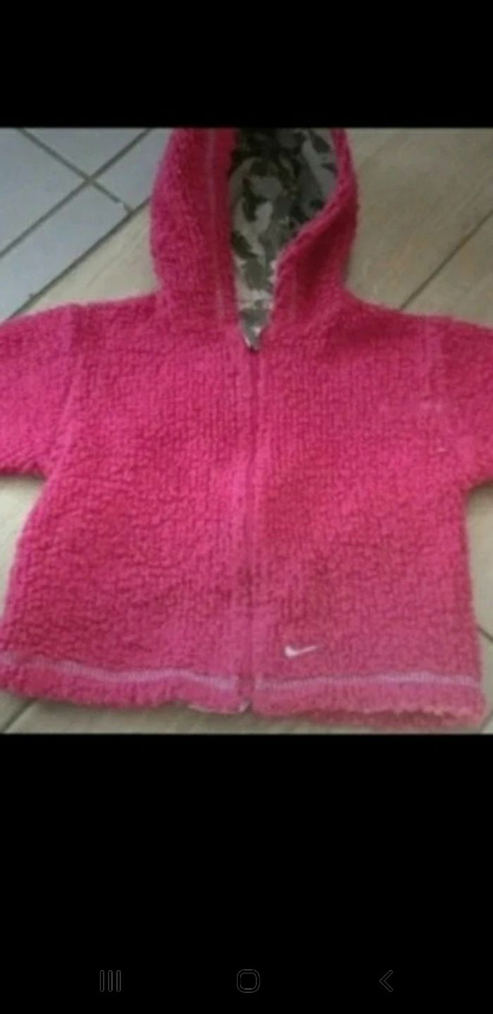 Veste moumoute fille nike 6 mois - photo numéro 3