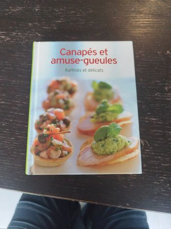 Livre de recettes Canapés et Amuse-gueules
