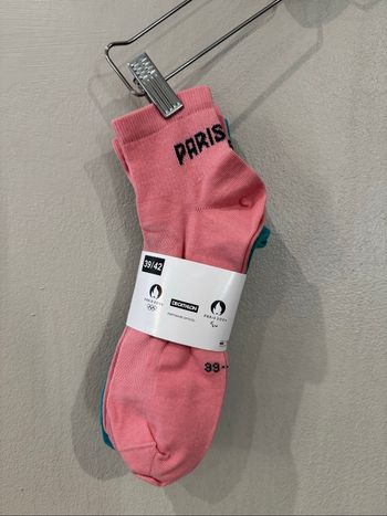4 paires Chaussettes Décathlon Paris 2024 taille 39/42