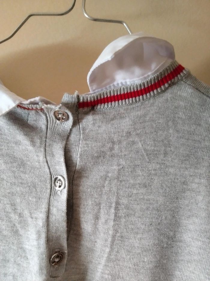Pull chemisier. Fabrication française (D19) - photo numéro 6