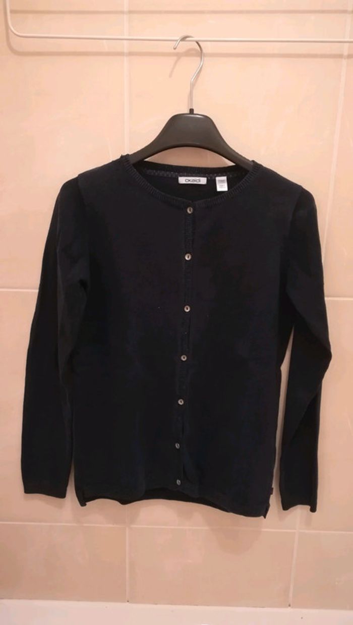 Gilet bleu T14 ans - V92B