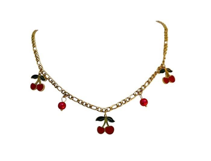 Collier cerise 🍒 ✅
