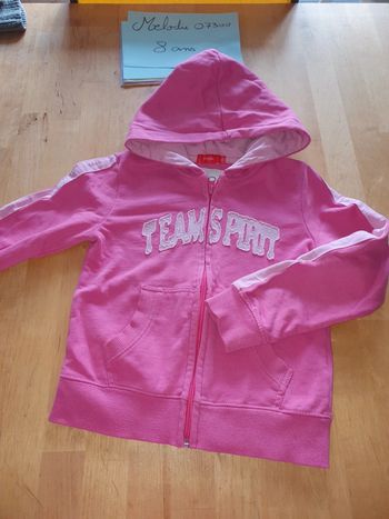 Veste rose 8ans