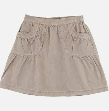 Jupe 3 ans en velours Petit Bateau