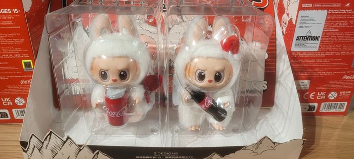 Lot de 2 Labubu Coca-Cola - photo numéro 5
