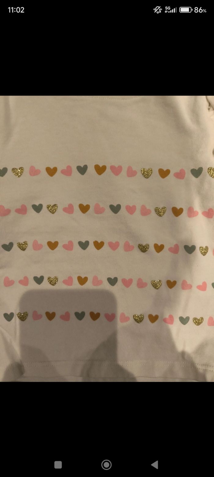 Tee shirt manches longues taille 9 mois - photo numéro 3