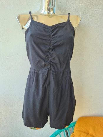 Combi short noir uni