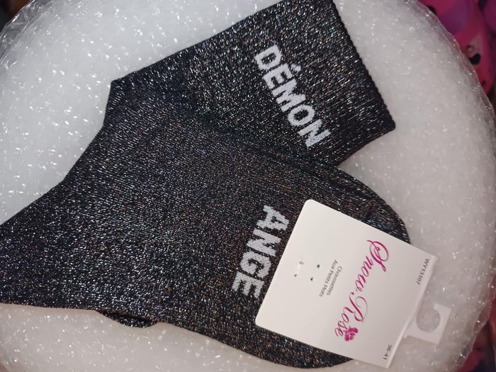chaussettes femmes paillettes - photo numéro 5