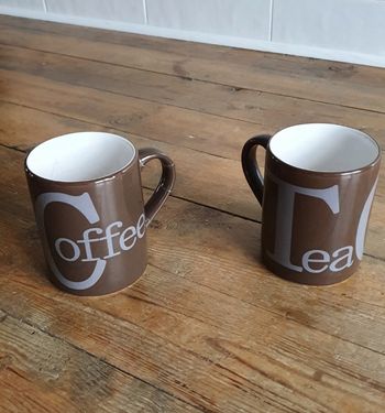 Lot de 2 tasses Coffee Tea