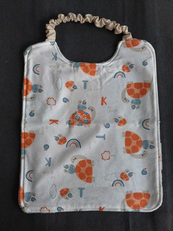 Bavoir Alphabet tortue 
