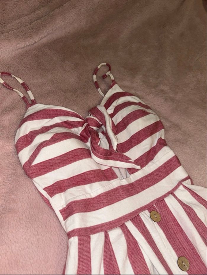 Robe d’été à rayures