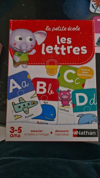 Jeu éducatif les lettres