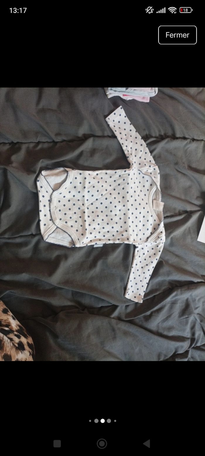 Lot de bodies bébé fille manche longue - photo numéro 5