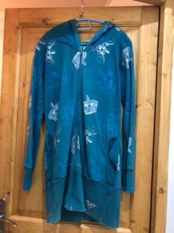 Sweat-shirt zippé long