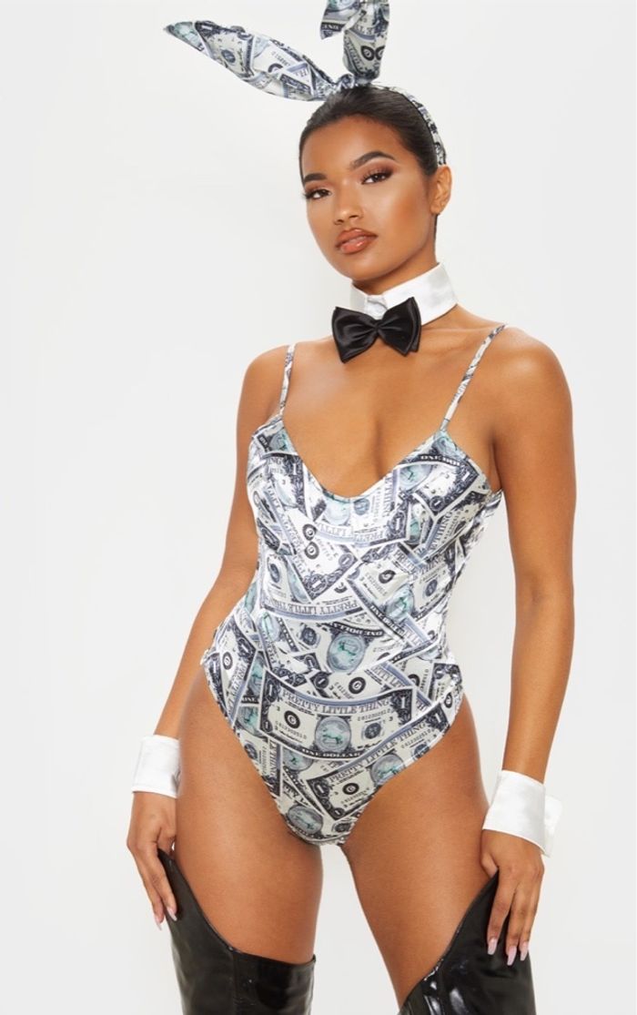 Body playmate en satin Prettylittlething - photo numéro 2