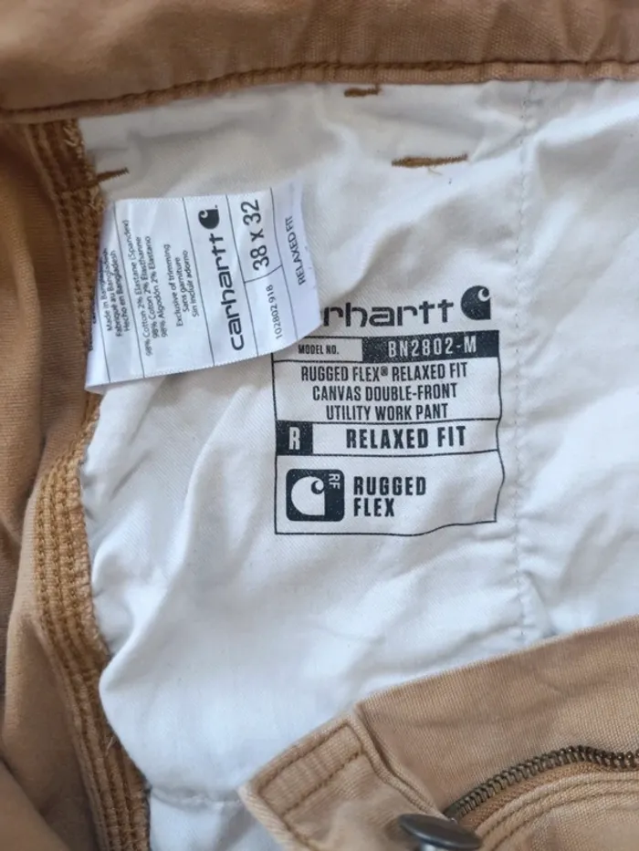 Pantalon jean Carhartt Workwear relaxed-fit W38 - photo numéro 7