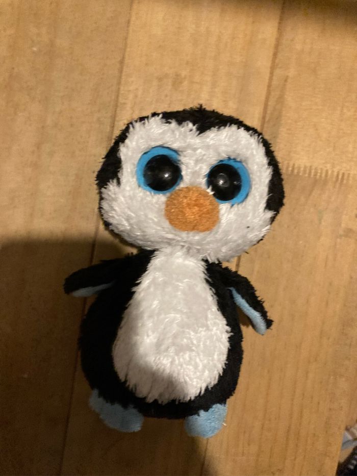 Peluche pingouin gros yeux - photo numéro 2