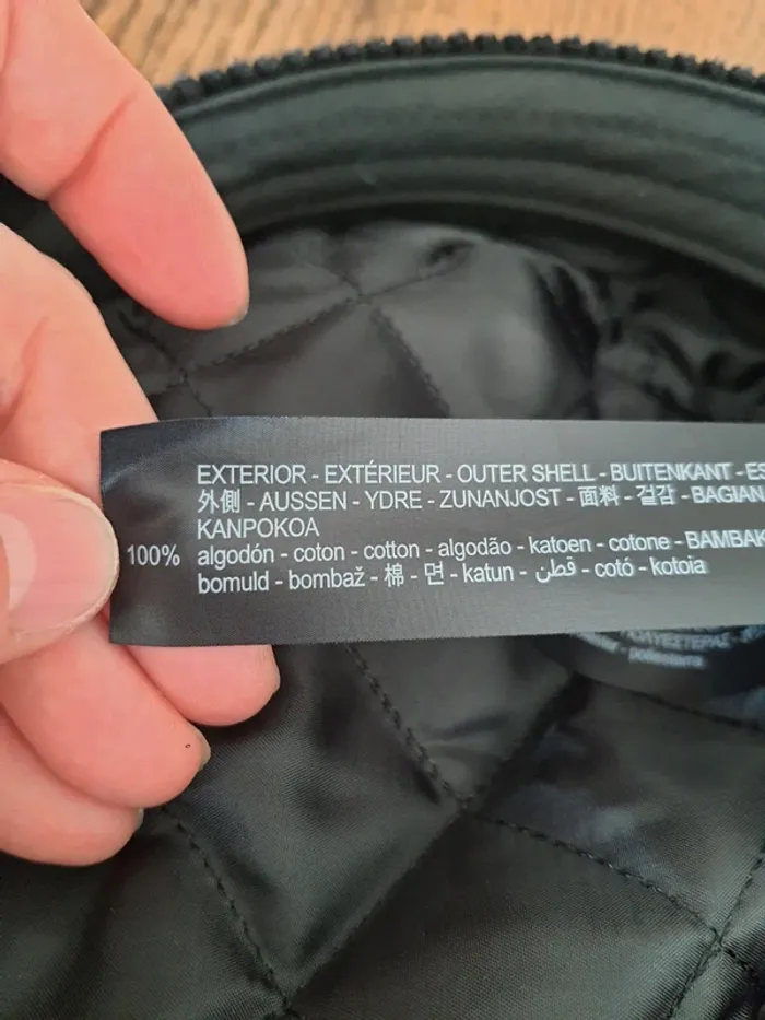 Casquette Zara en velour noir eur M 58cm - photo numéro 15