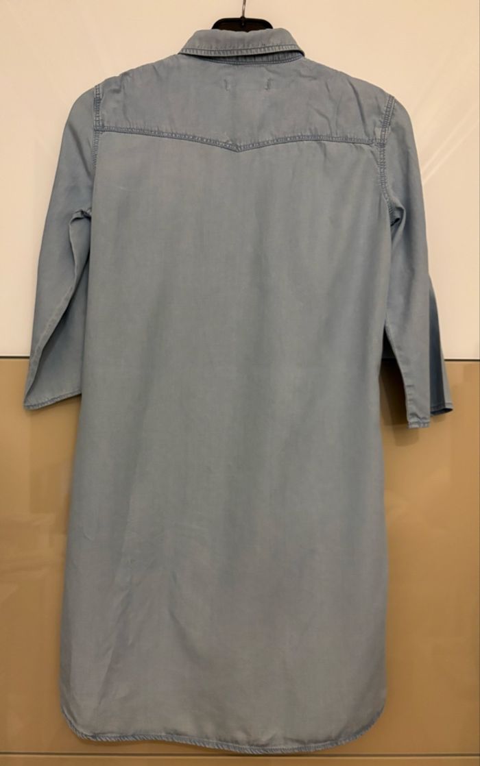 Robe chemise denim femme S - photo numéro 2