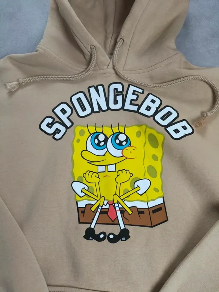 Sweat à capuche Spongebob – Bershka (Taille S) - photo numéro 3