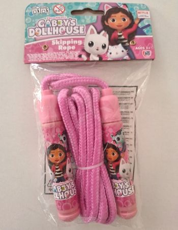 Corde à sauter rose Gabby neuve dans l'emballage