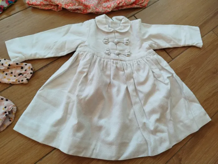 Robes longues manches bébé fille 12 mois - photo numéro 3