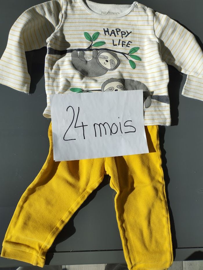 Lot N°559 Pyjama deux pièces bébé fille 24 mois In Extenso - photo numéro 1