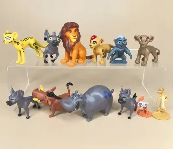 Lot de 12 Figurines Le Roi Lion / La Garde Du Roi Lion.